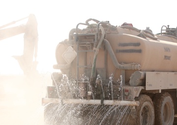 8th ESB builds landing pad for 'eye in the sky'