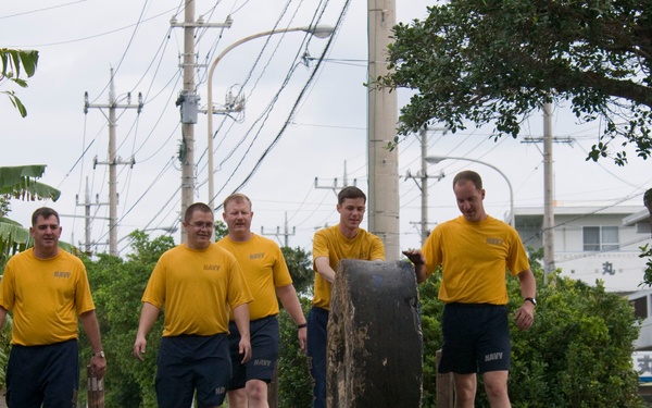 Community service project in Japan