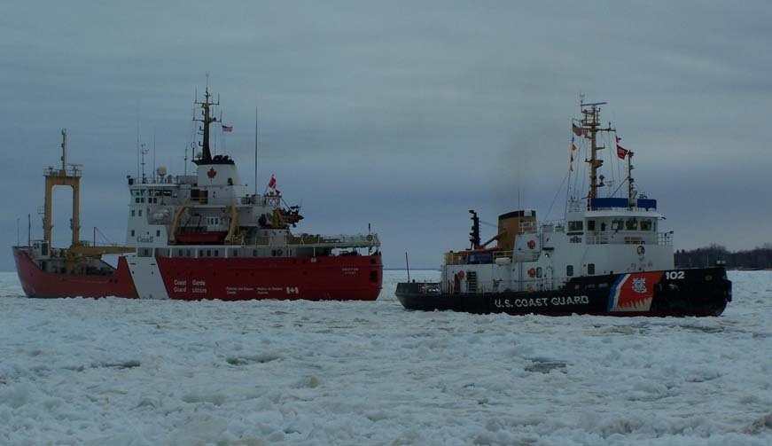 Coast Guard Sector Detroit begins ice breaking operation early