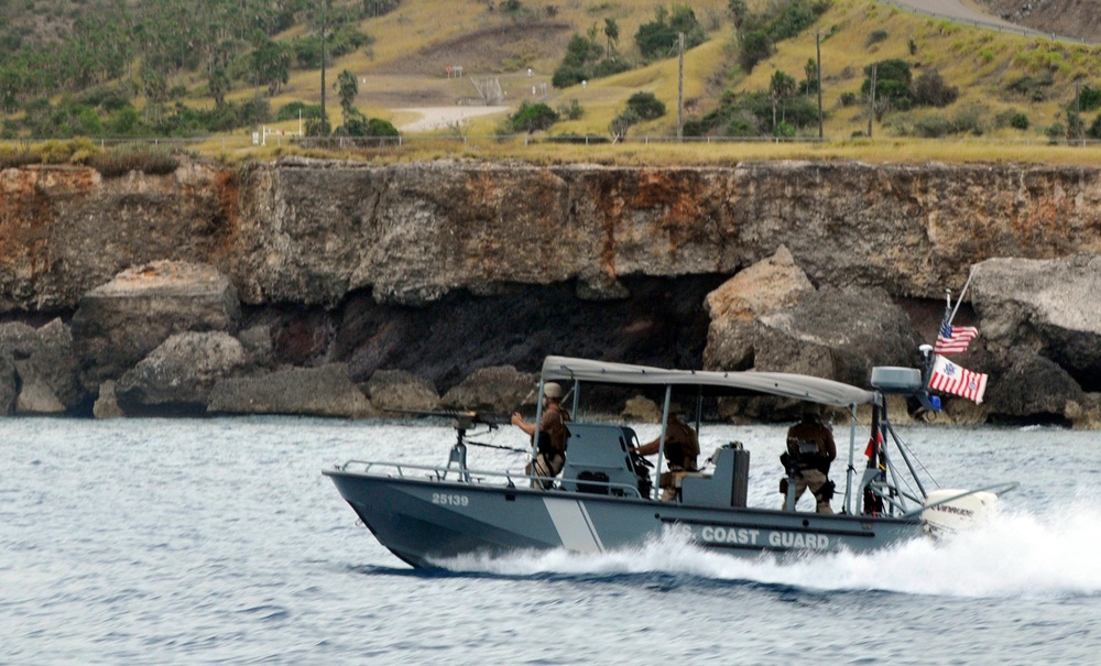 Patrols the coastline