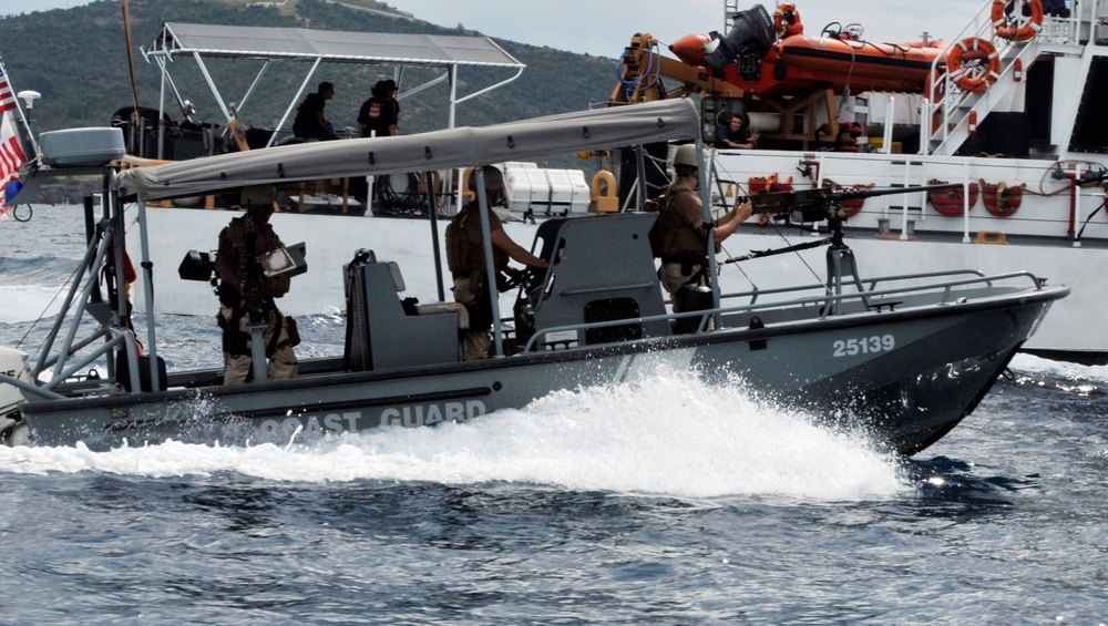 Patrols the coastline