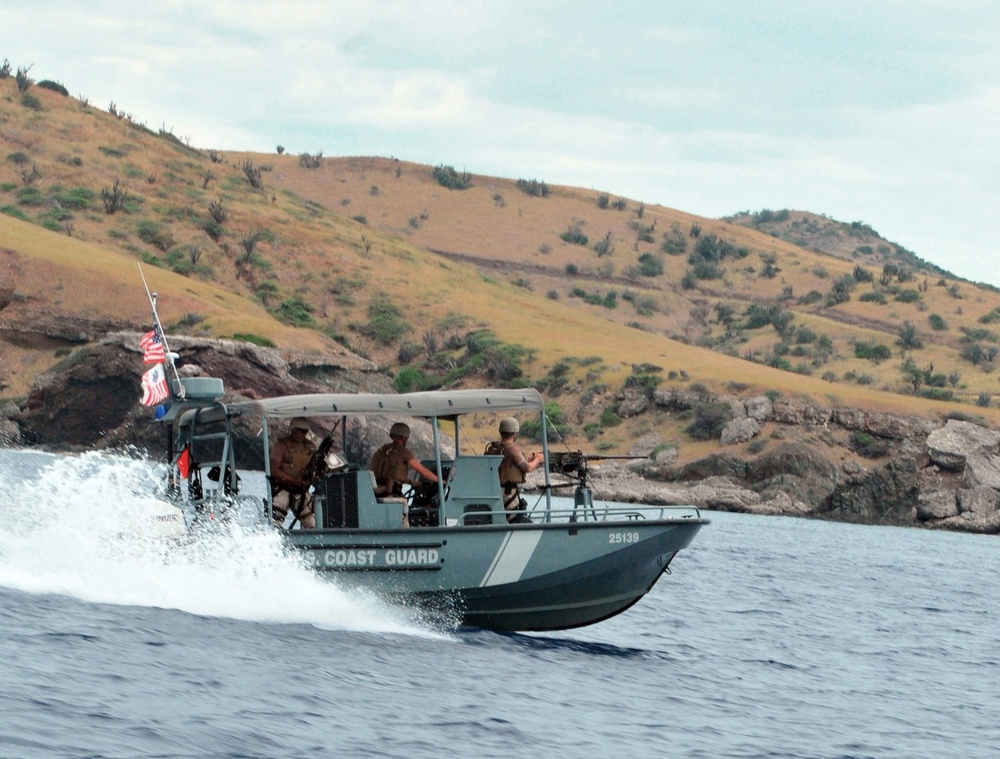 Patrols the coastline