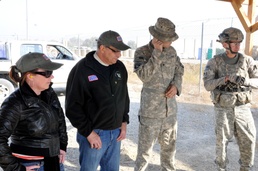 USO tour visits with troops at FOB Fenty