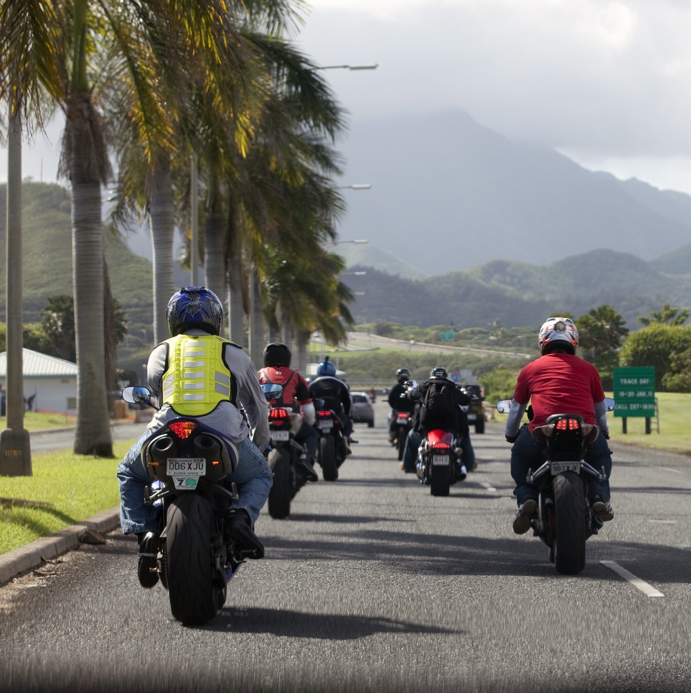 Headquarters Battalion Motorcycle Club rides for Toys for Tots