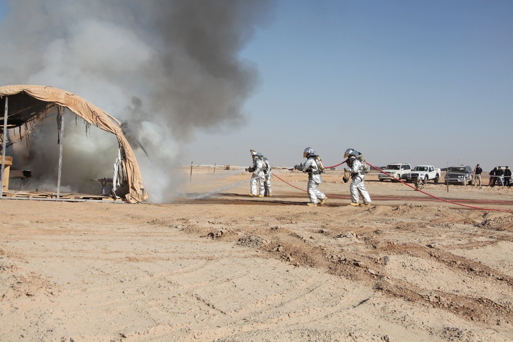 Tent burning sparks interest in fire safety