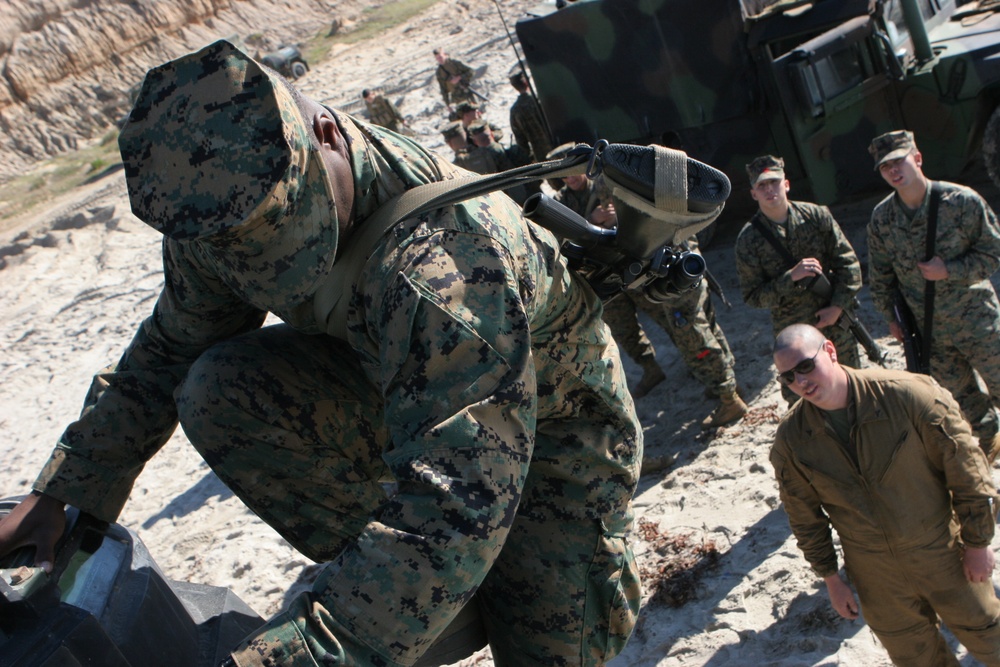 CLB-11 Marines conduct NEO training