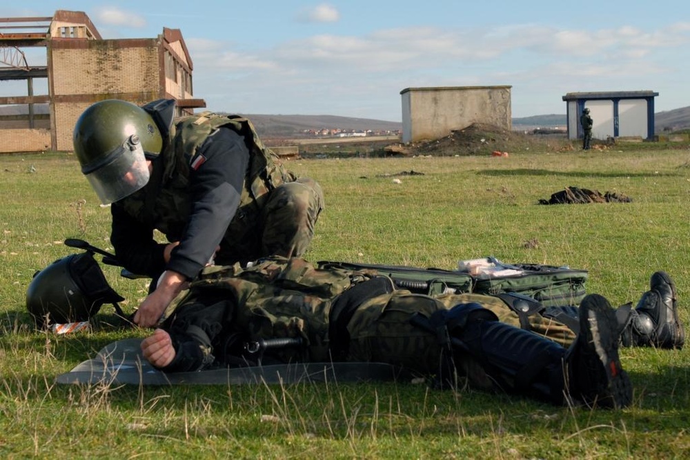 Polish soldiers validated in Quick Reaction Force training