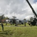 Retired Navy helicopter becomes static display on base