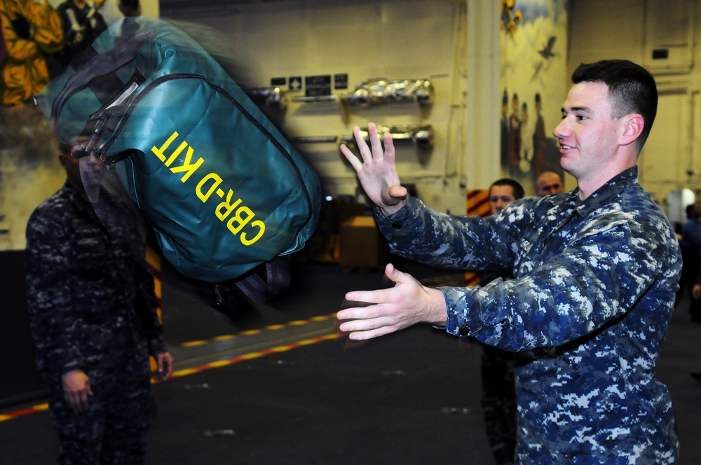 USS Ronald Reagan Action