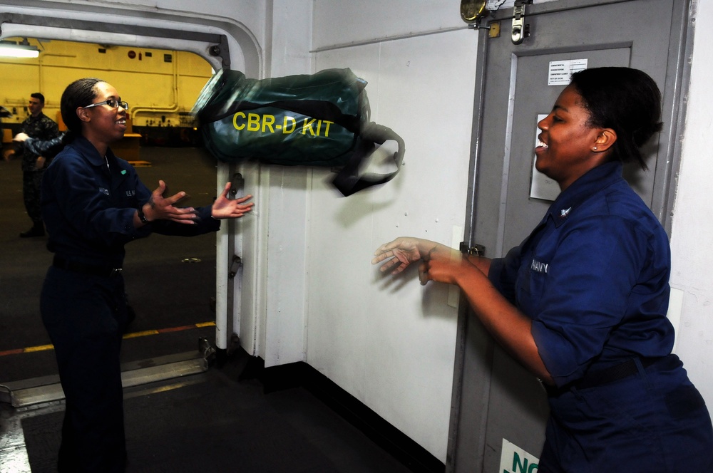 USS Ronald Reagan Action