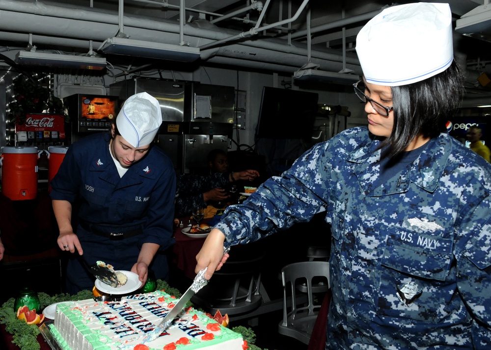 USS Ronald Reagan Action