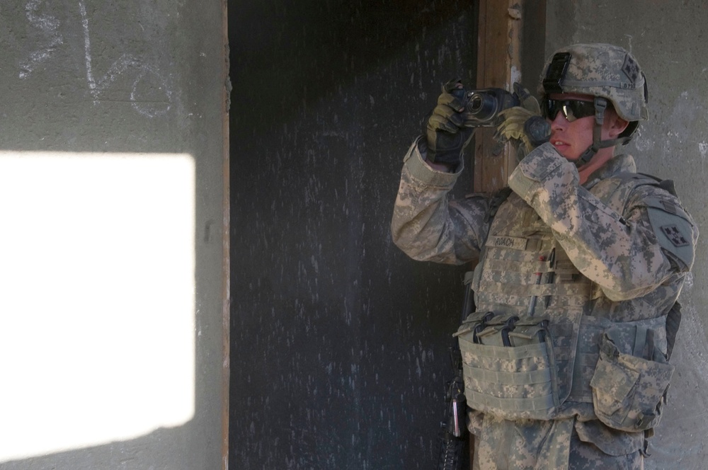 3AAB, 4th Infantry Inspect Building Projects