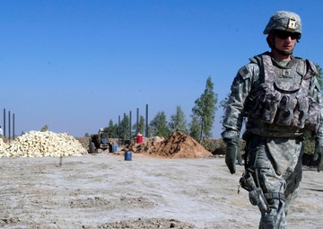3AAB, 4th Infantry Inspect Building Projects