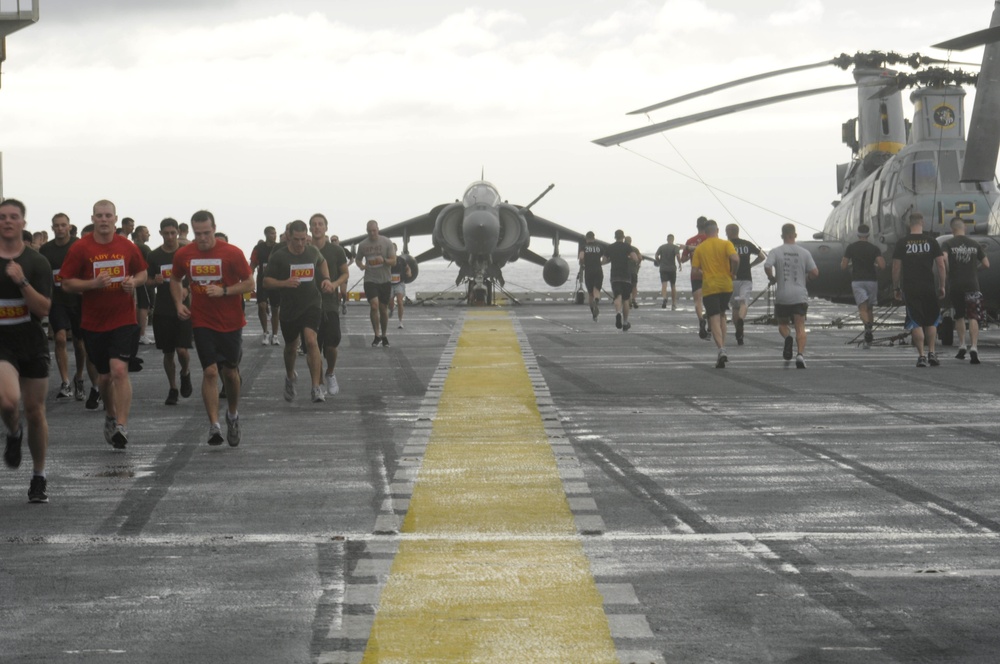 Half Marathon Aboard USS Peleliu