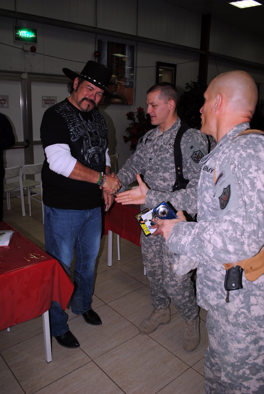 SMA Hope and Freedom Tour visit FOB Prosperity, Iraq