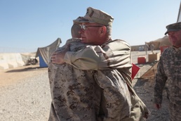 Father and son reunited, serving combat tours
