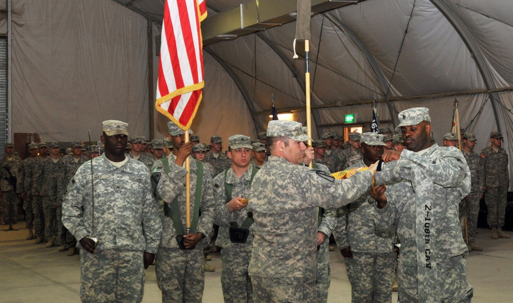 Combined Arms Battalion assumes mission authority from Cavalry Squadron