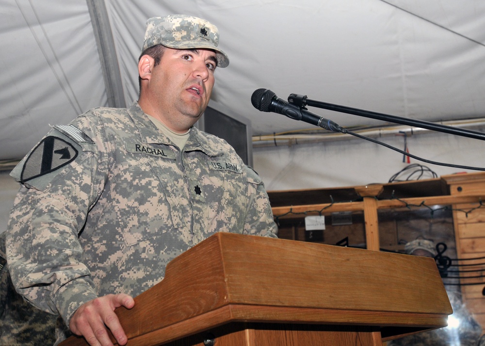 Combined Arms Battalion assumes mission authority from Cavalry Squadron