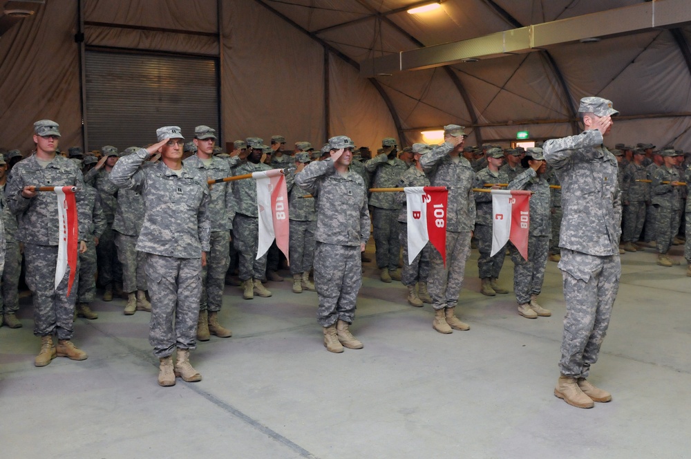 Combined Arms Battalion assumes mission authority from Cavalry Squadron