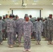 565th Quartermaster Company Crusaders conduct combat patch ceremony