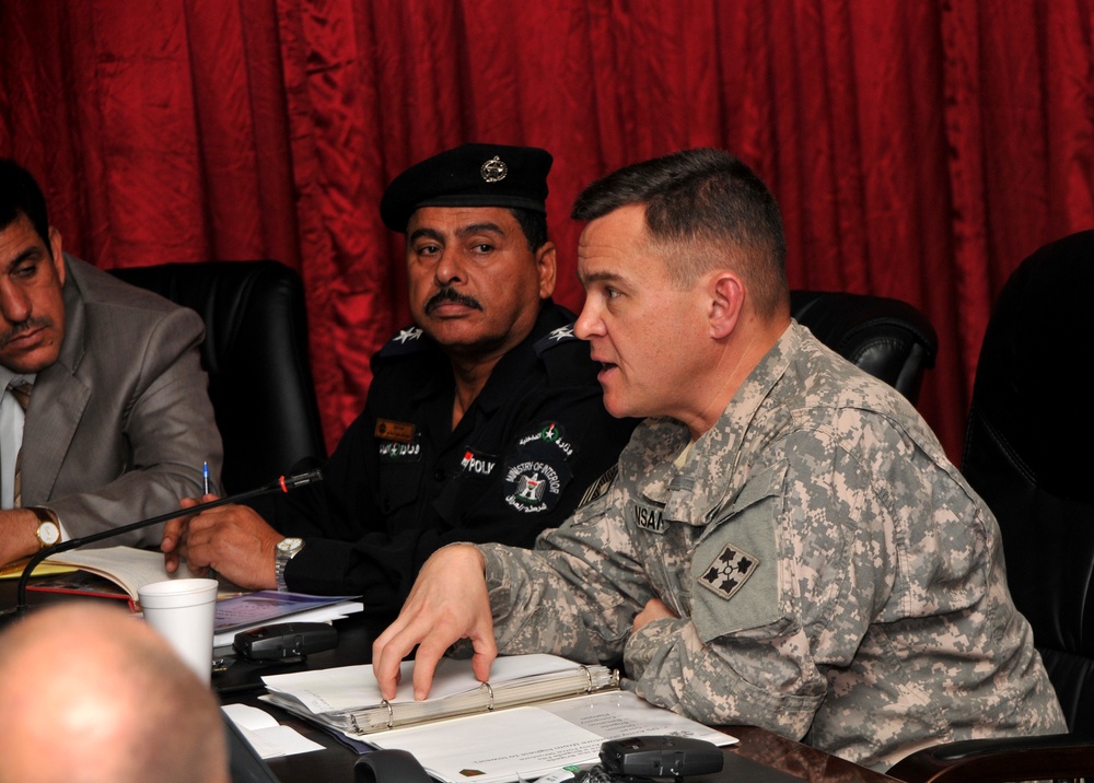 U.S. military legal team hosted a law conference with Iraqi legal professionals