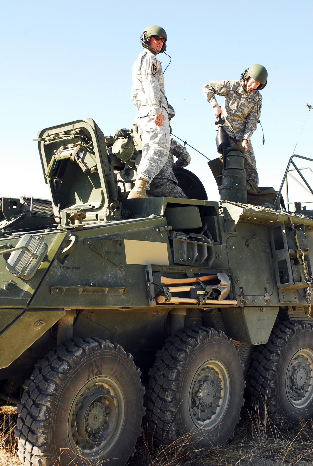 Soldiers train on new Stryker variant