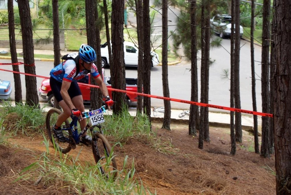 MNBG E Soldier continues triathlon, mountain bike training at Camp Bondsteel