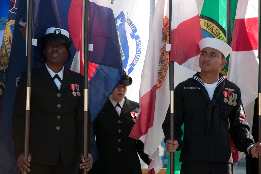 USS Lassen change of command ceremony