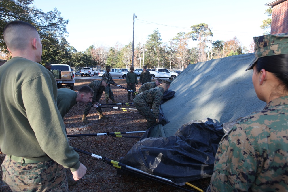 22nd MEU Marines conduct command operations center training