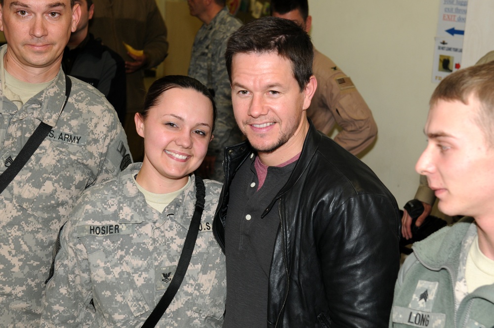 Wahlberg Visits Kabul
