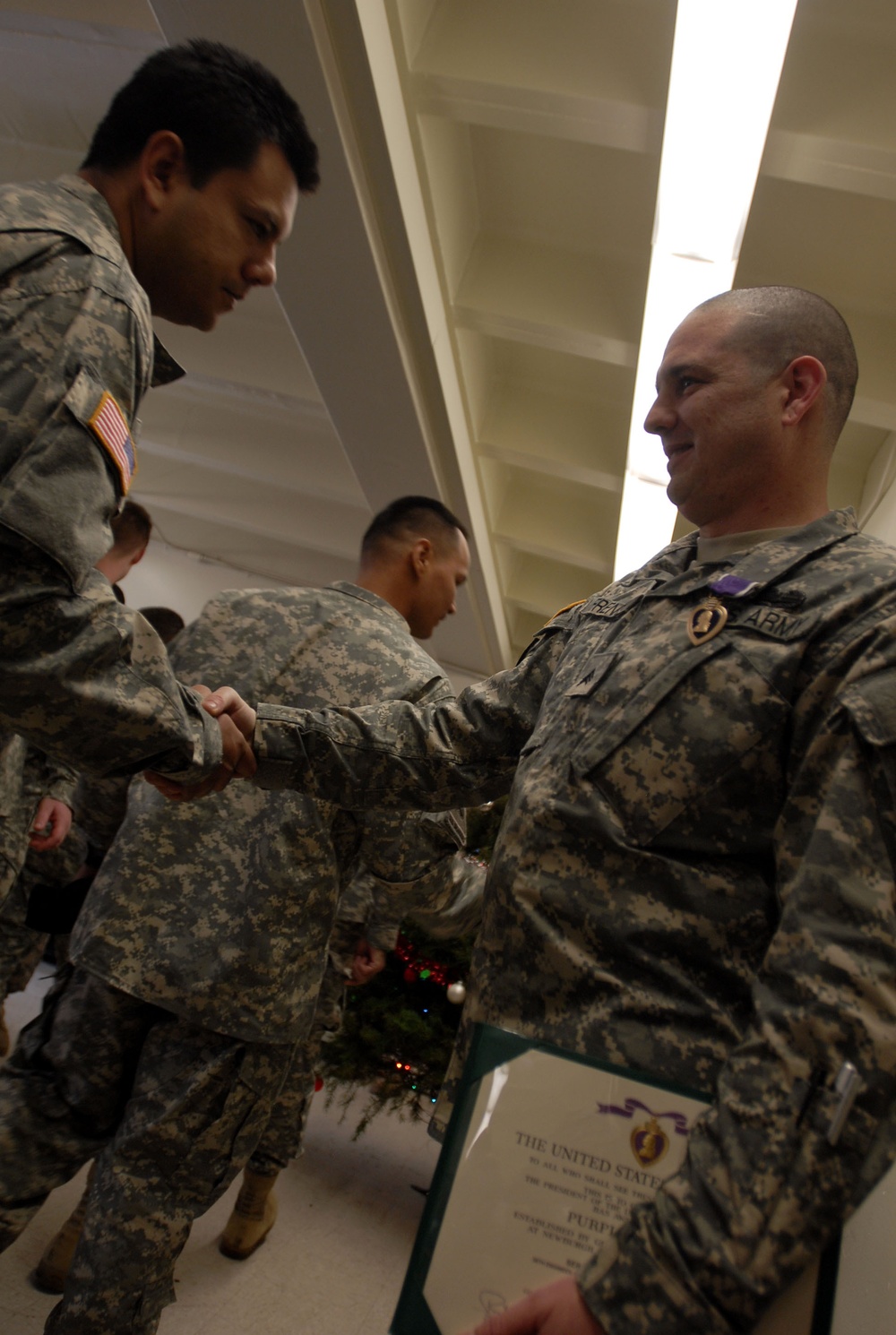 4-2 SBCT Soldier receives Purple Heart