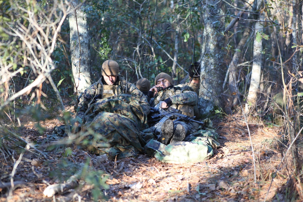 22nd MEU intel Marines take to the field