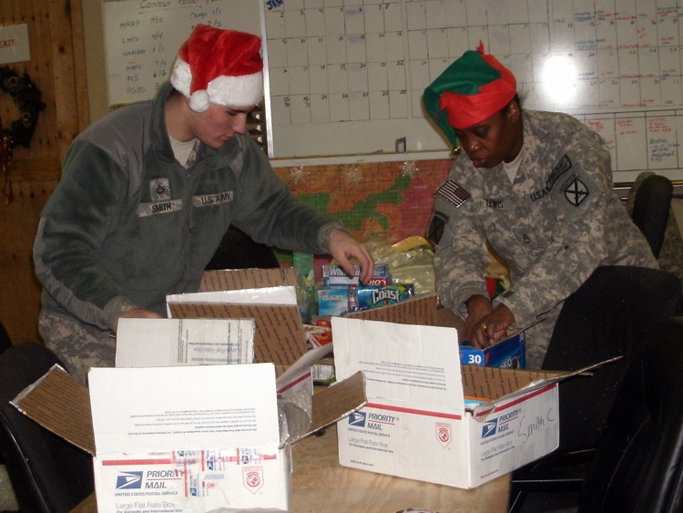 Soldier, family sends care packages to troops in remote locations