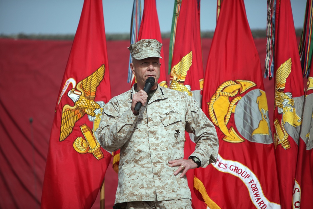 Commandant of the Marine Corps visits troops in Afghanistan