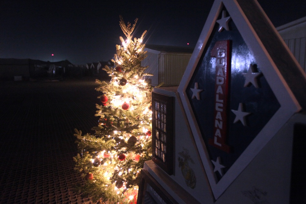 A touch of holiday spirit aboard Camp Leatherneck