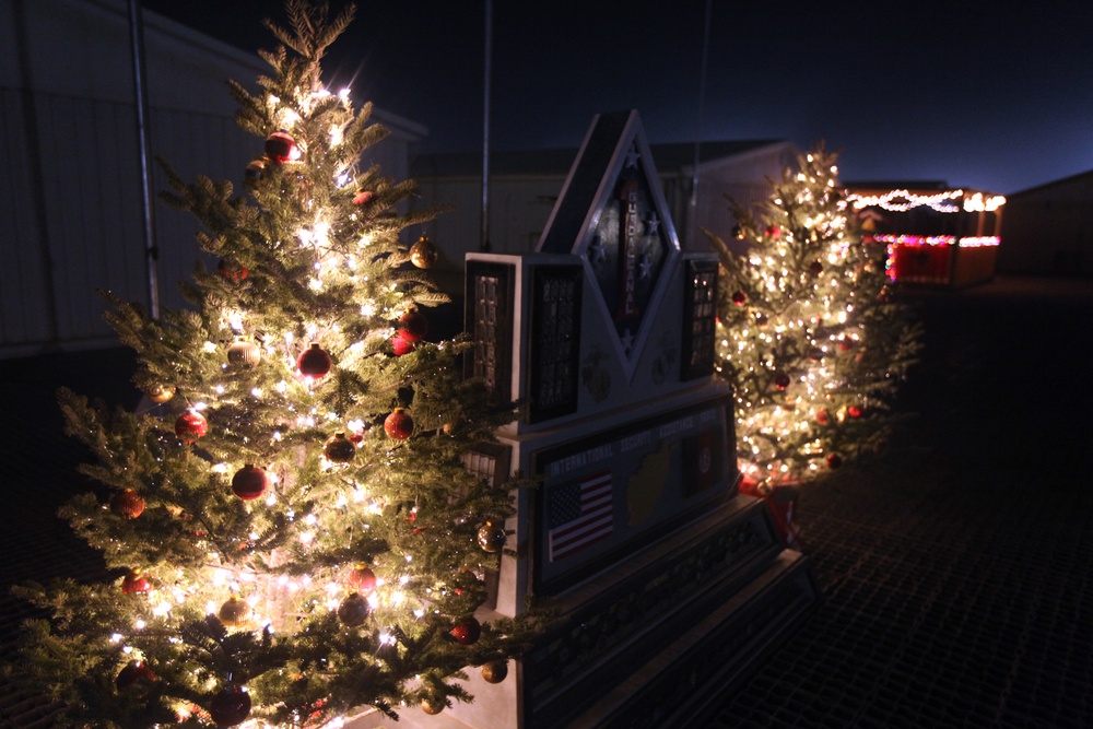 A touch of holiday spirit aboard Camp Leatherneck