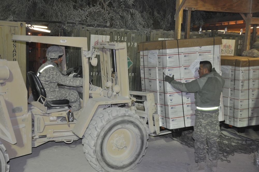 Record mail delivery in Afghanistan