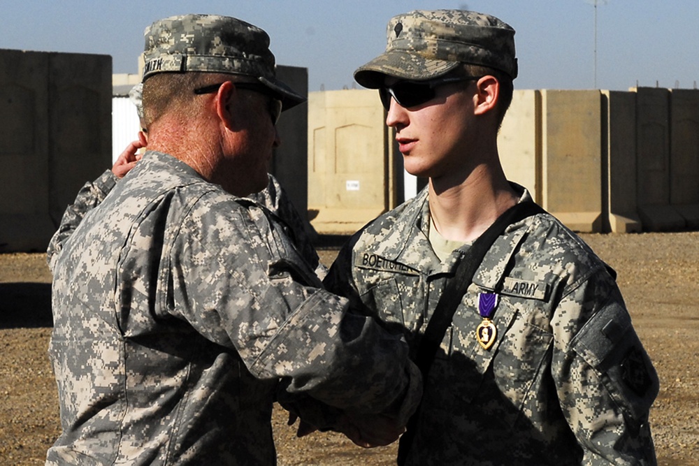 'Dagger' brigade Soldier awarded Purple Heart