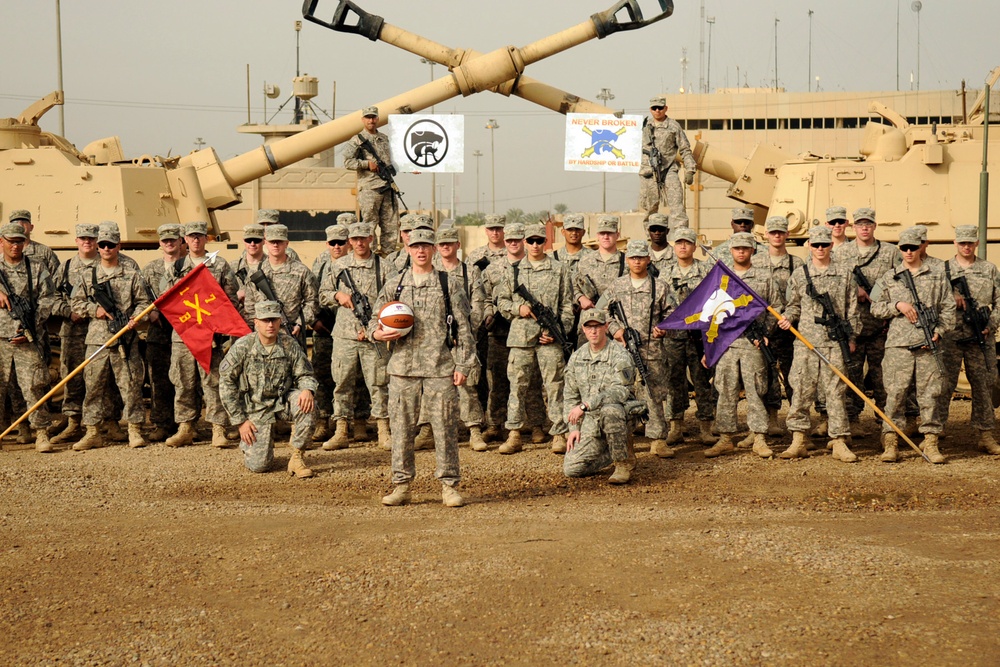 'Dagger' brigade's field artillery battalion shows Kansas State Wildcat pride
