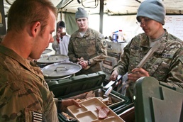 Service members celebrate Christmas at COP Najil