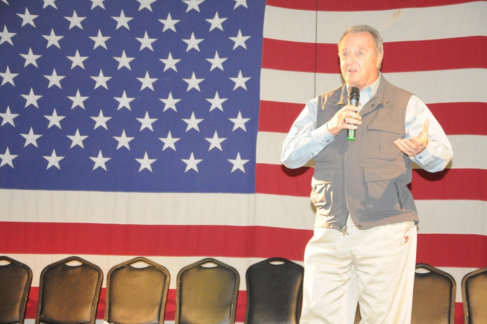 Tostitos 'Salute the Troops' Bowl pep rally fires up the troops