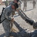 Transportation Soldiers receive spurs from Cavalry Squadron