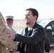 Mark Wahlberg Visits Marines at Camp Leatherneck