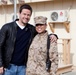 Mark Wahlberg Visits Marines at Camp Leatherneck