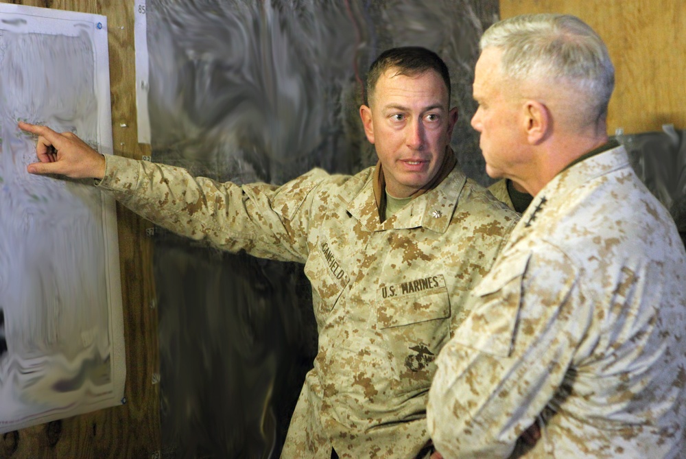 35th Commandant of the Marine Corps visits 1st Bn., 8th Marines