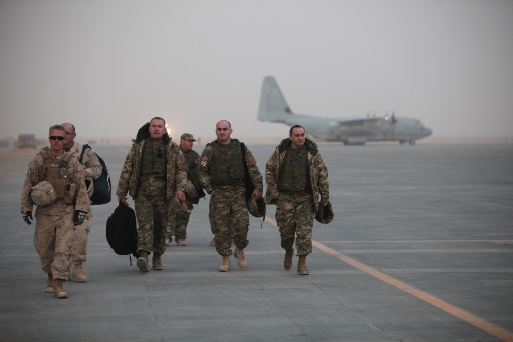 Deputy Minister of Defense of Georgia visits FOB Delaram II