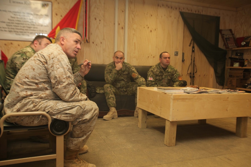 Deputy Minister of Defense of Georgia, visits FOB Delaram II