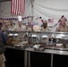 1st MLG (FWD) officers and senior enlisted serve Christmas dinner