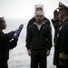 USS Carl Vinson hold ceremony