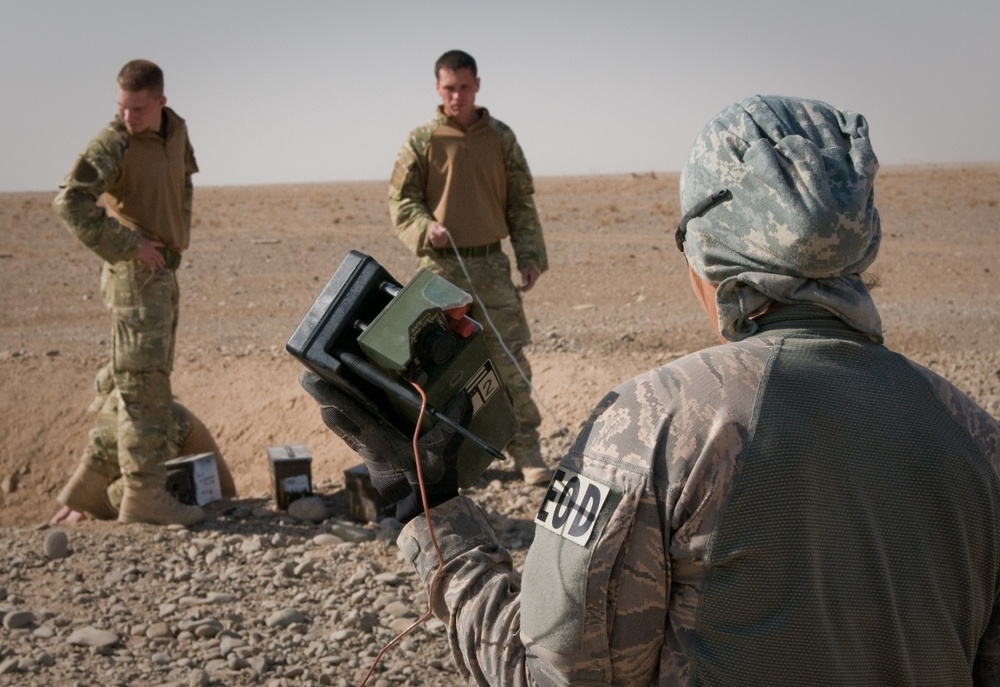 International bomb-squad detonates explosives, protects Afghanistan